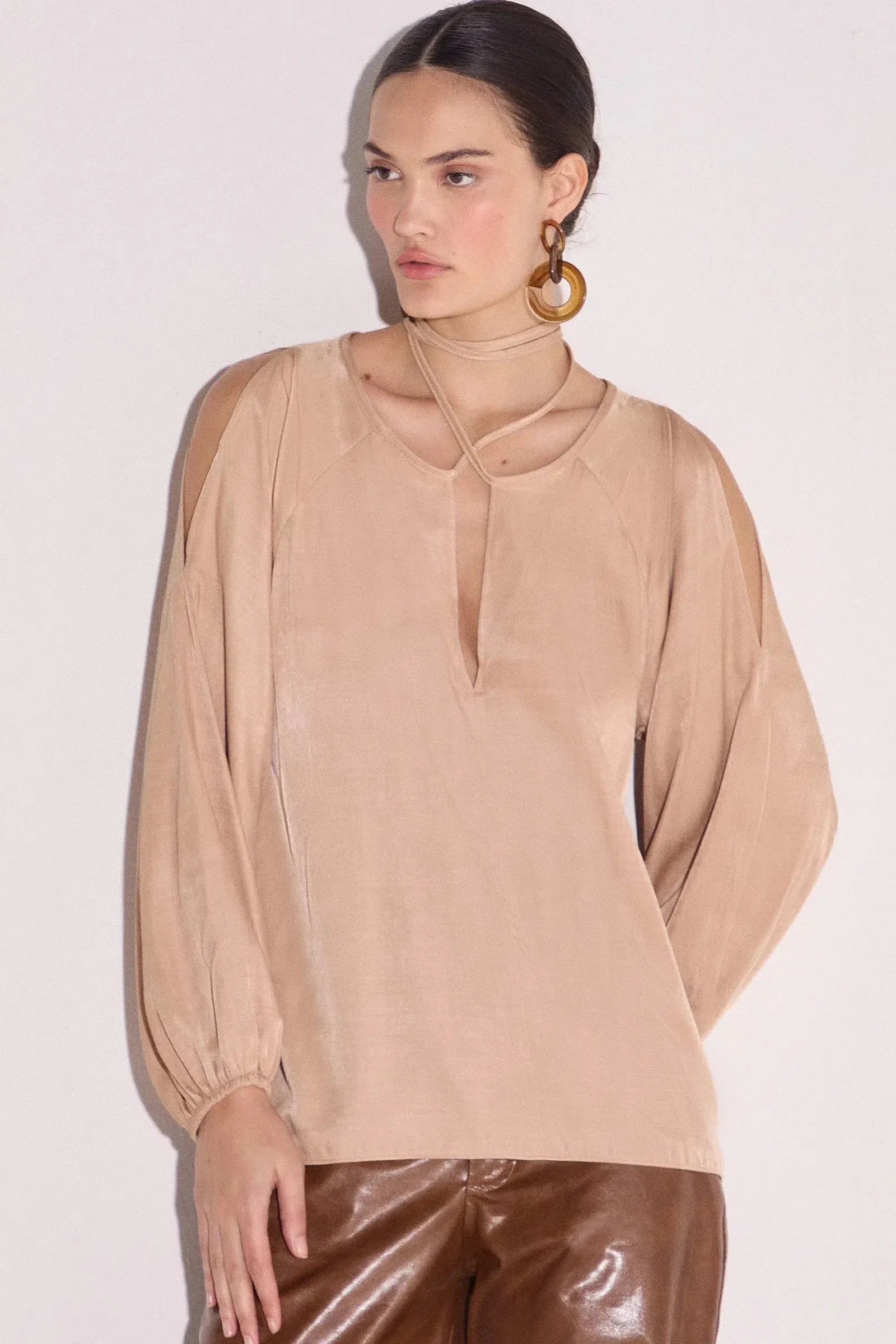 Bata Manga Longa em Viscose 81723 Linzzi