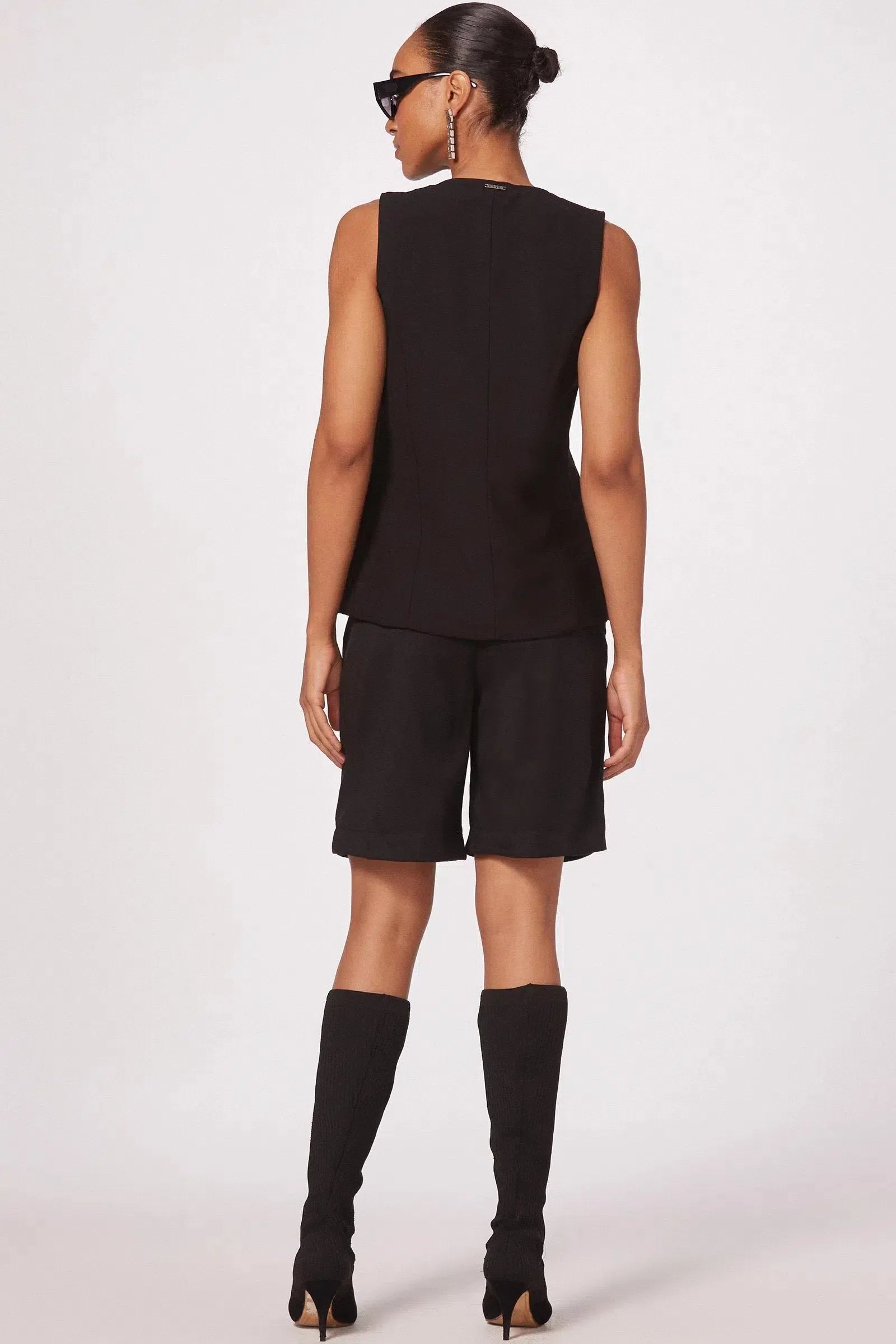 Bermuda em Crepe Alfaiataria 80810 Linzzi