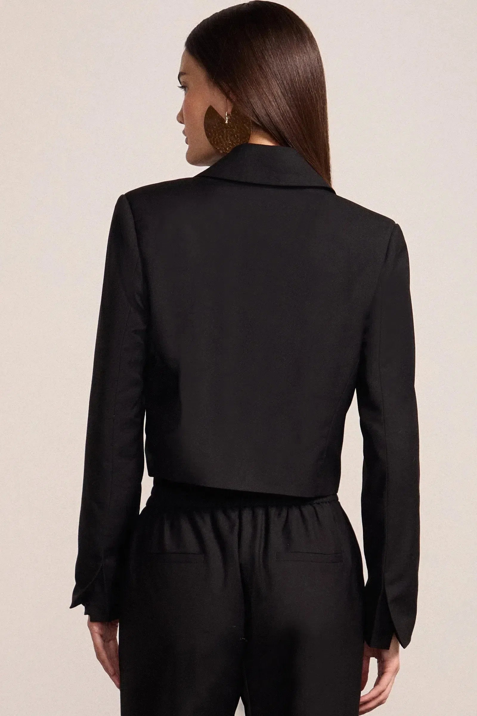 Blazer Cropped em Alfaiataria 78856 Linzzi