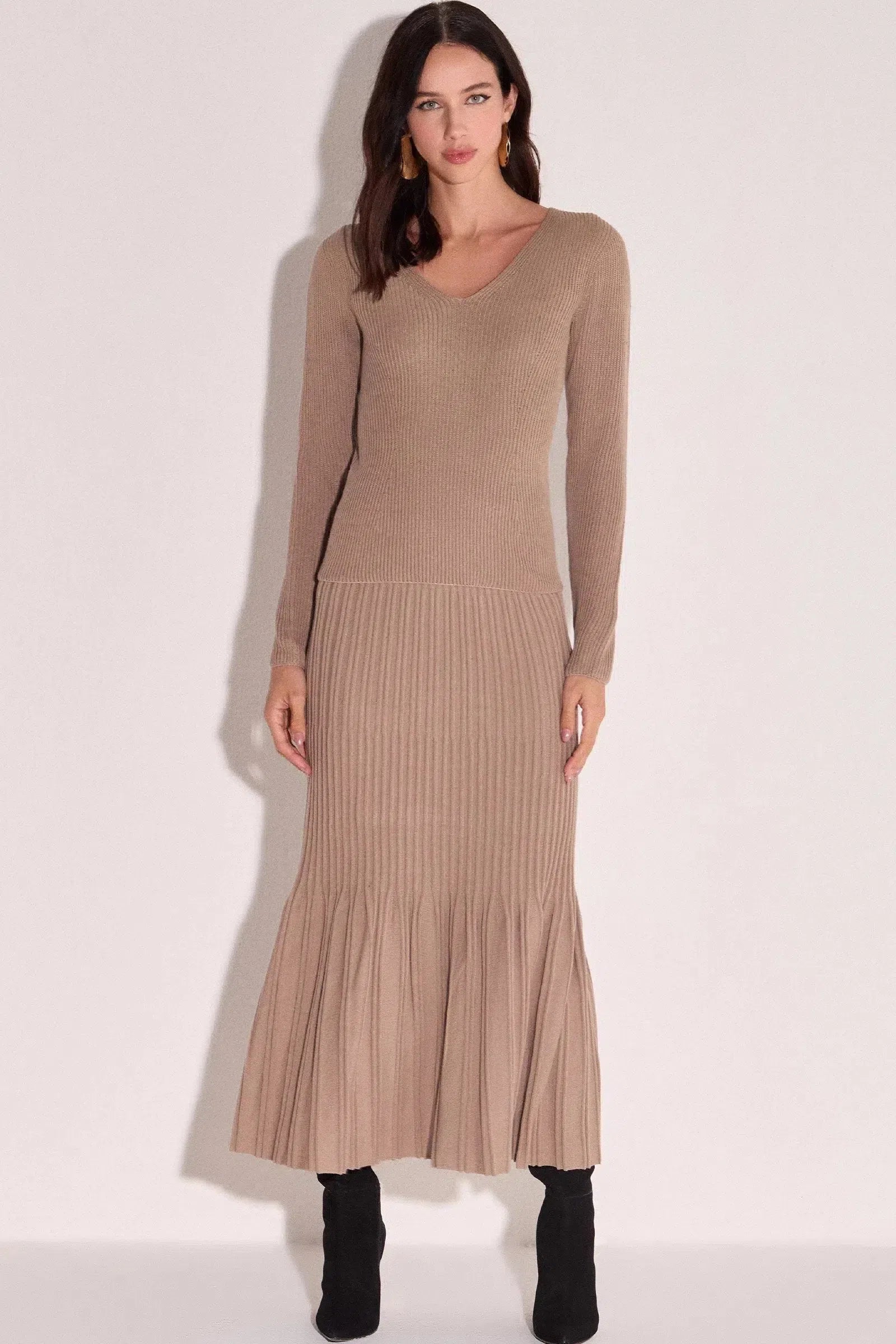 Blusa Decote V em Tricô 78727 Linzzi