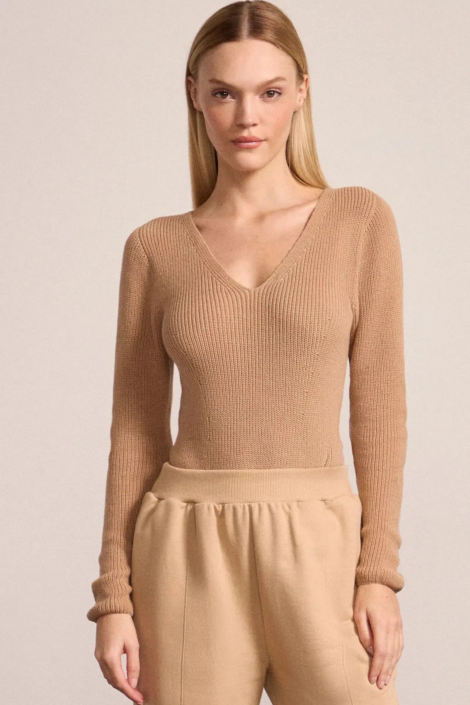 Blusa Decote V em Tricô 78727 Linzzi