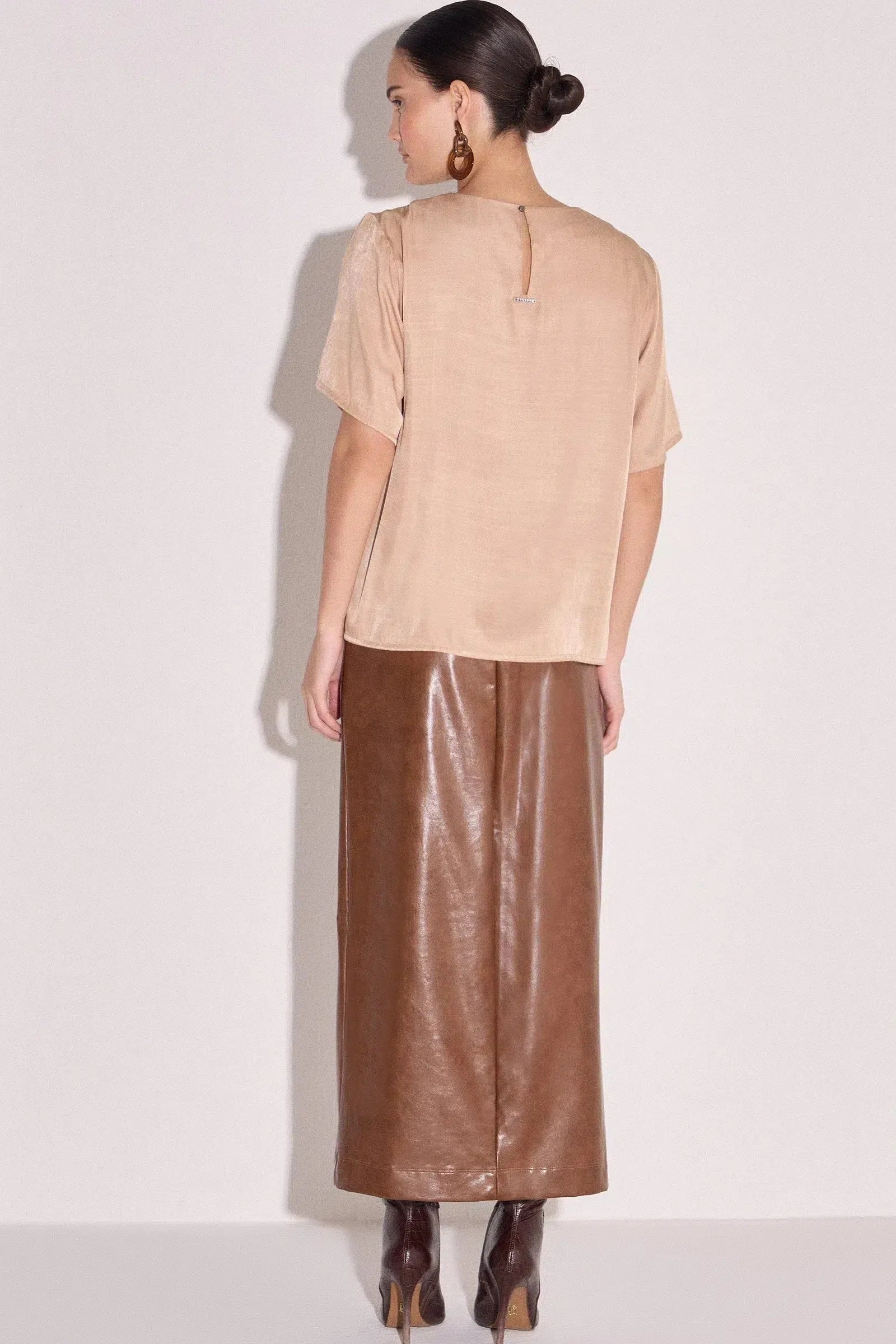 Blusa em Blend de Viscose 81725 Linzzi