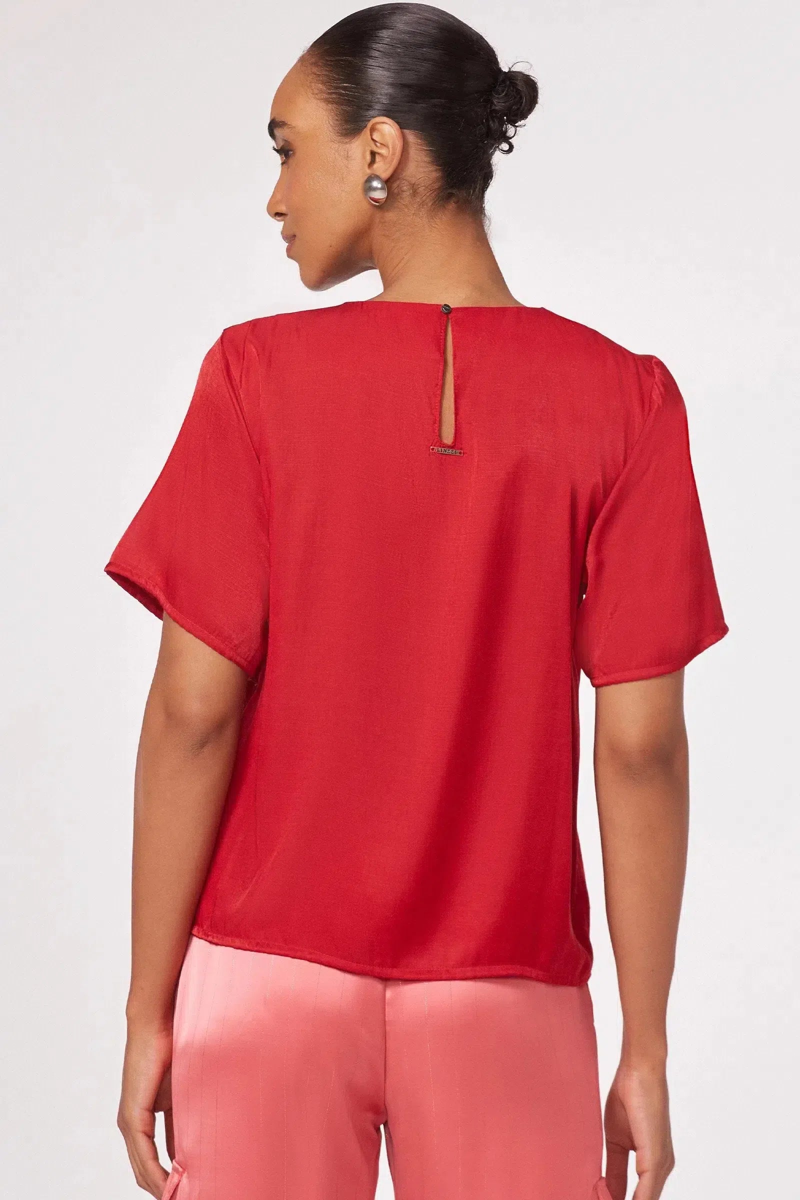 Blusa em Blend de Viscose 81725 Linzzi