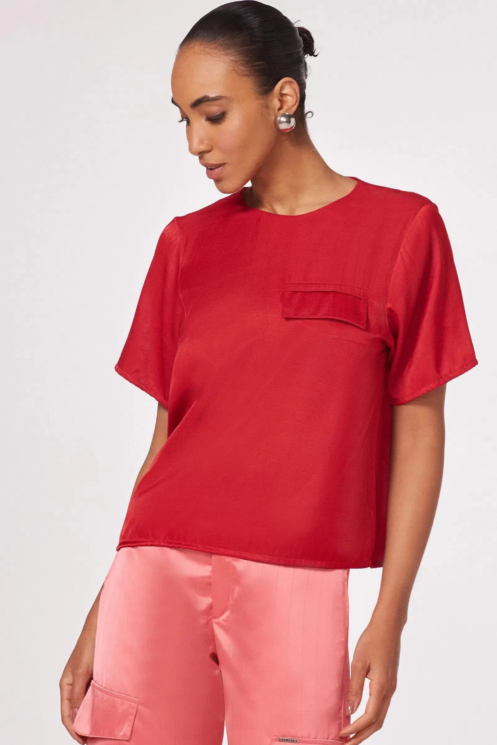 Blusa em Blend de Viscose 81725 Linzzi