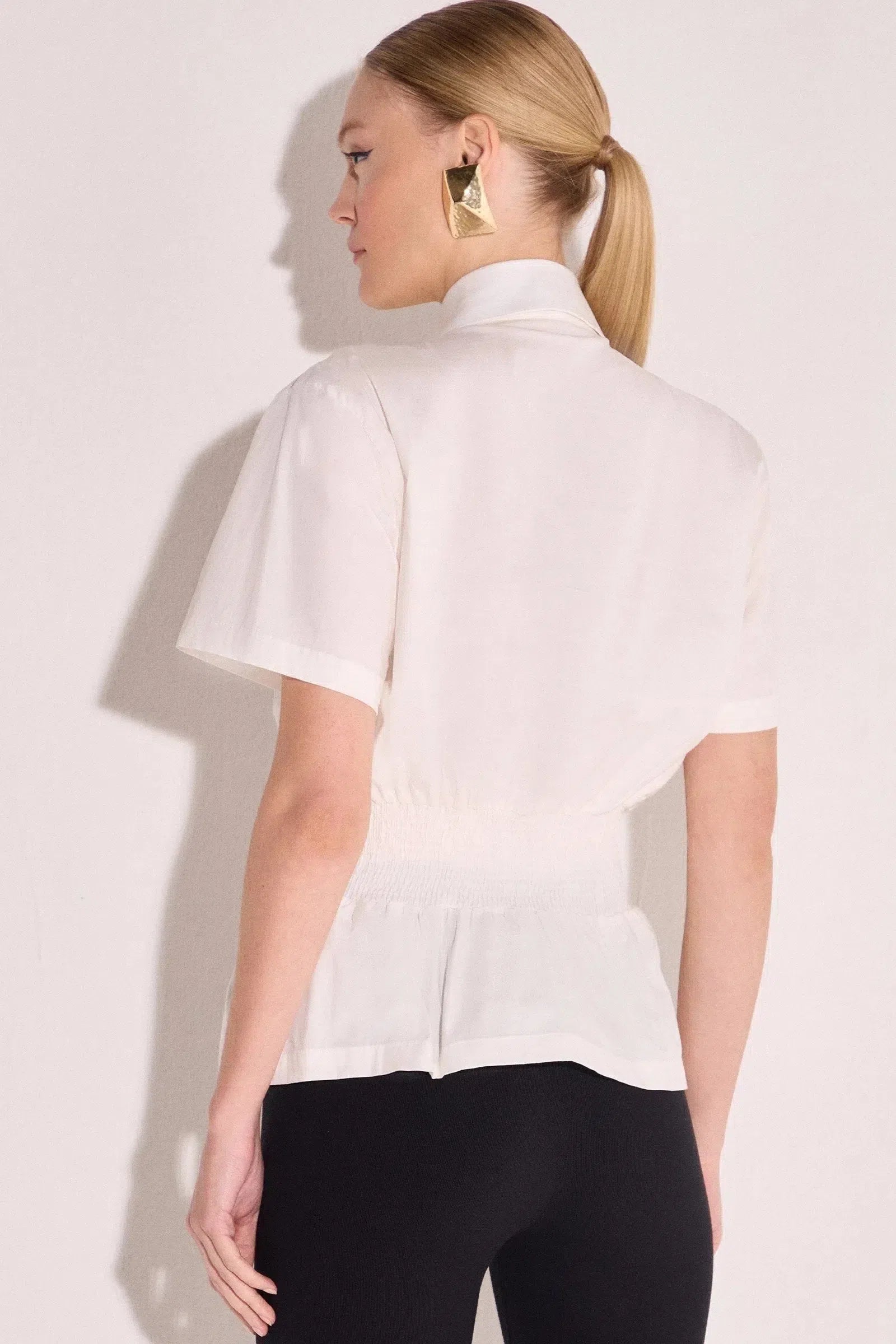 Blusa em Tricoline com Elastano 80020 Linzzi