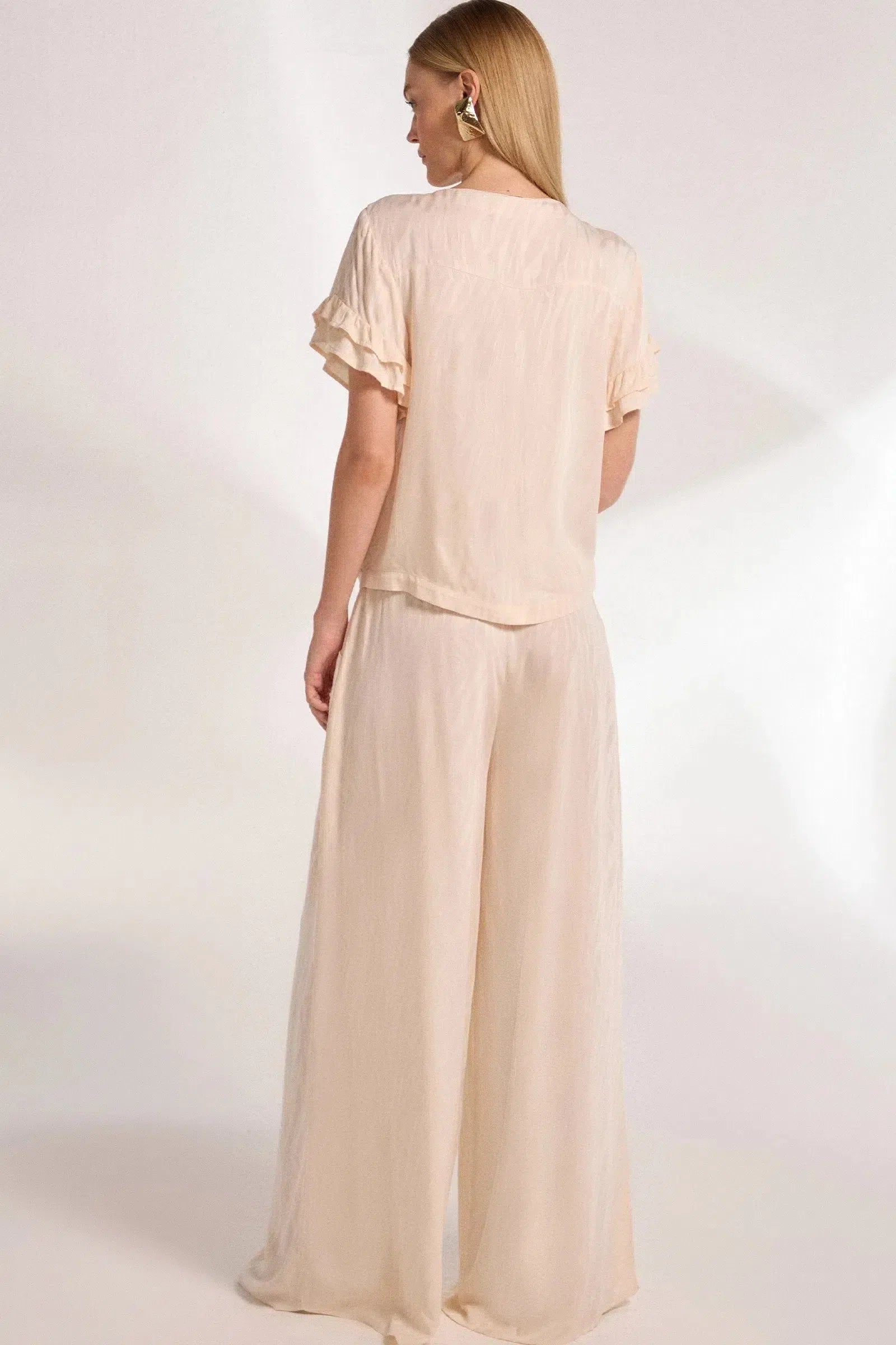 Blusa em Viscose Jacquard 79726 Linzzi