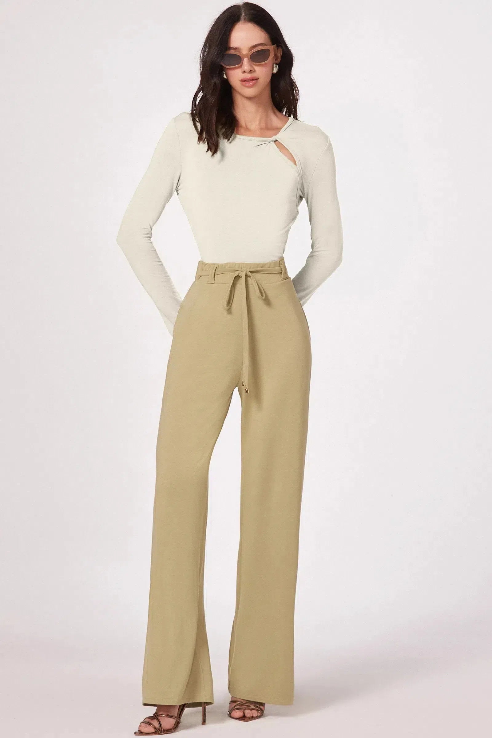 Blusa Manga Longa em Molevisco 80283 Linzzi