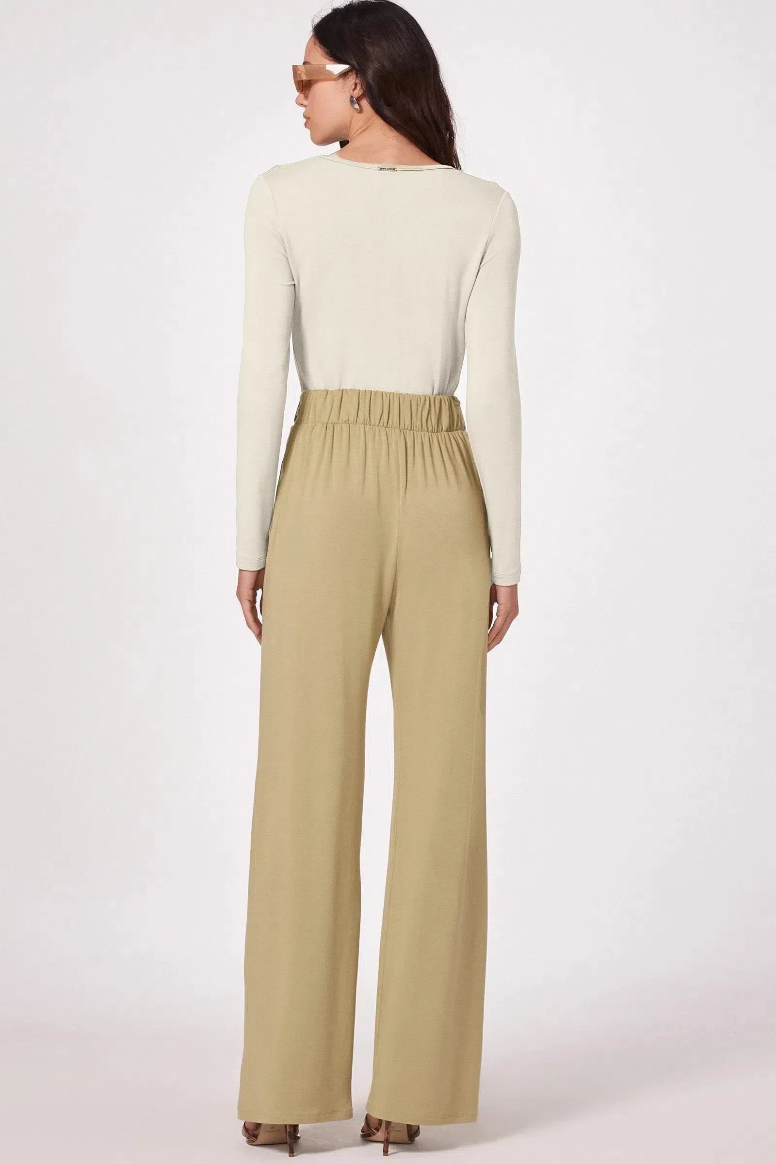 Blusa Manga Longa em Molevisco 80283 Linzzi