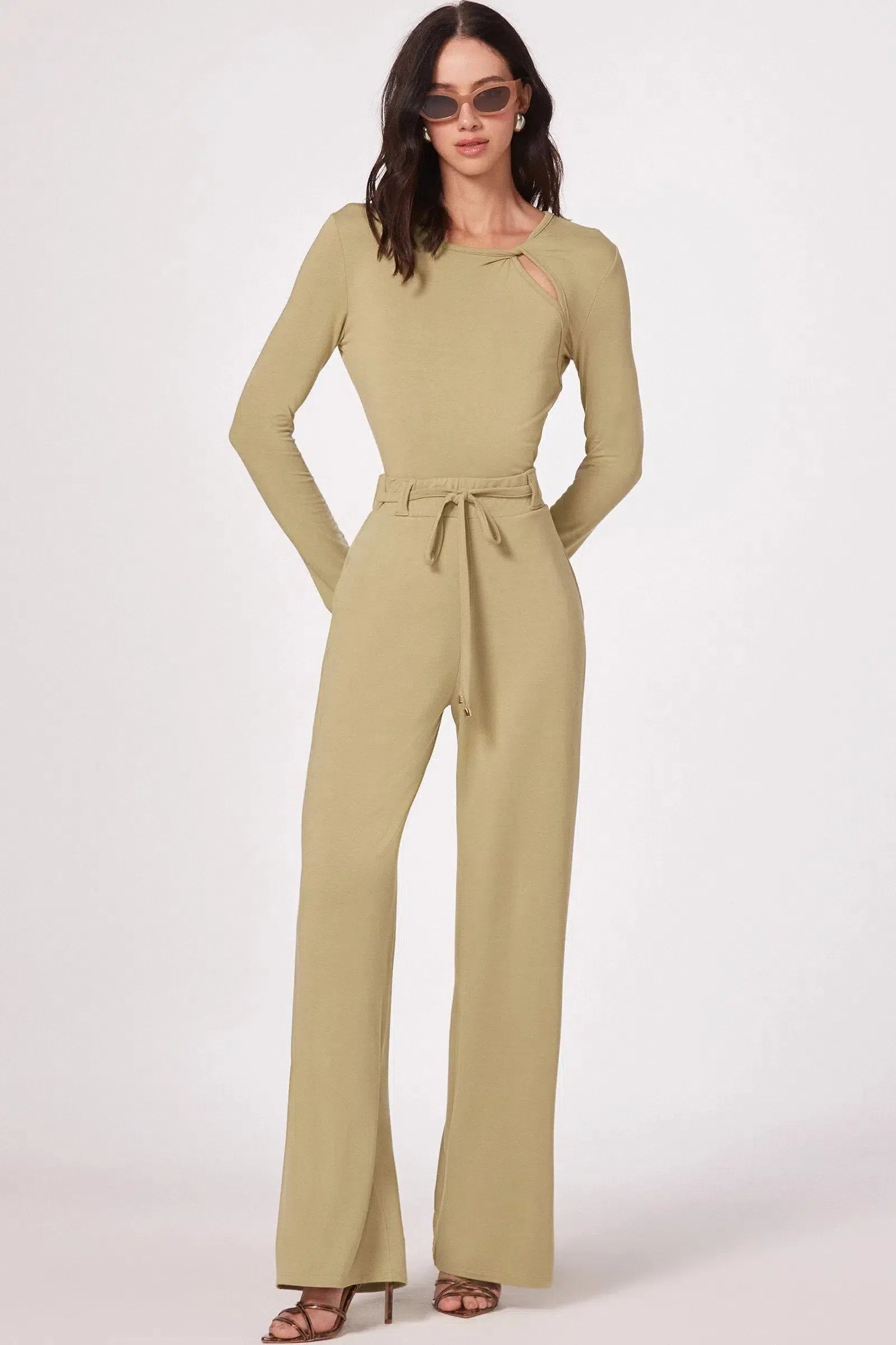 Blusa Manga Longa em Molevisco 80283 Linzzi