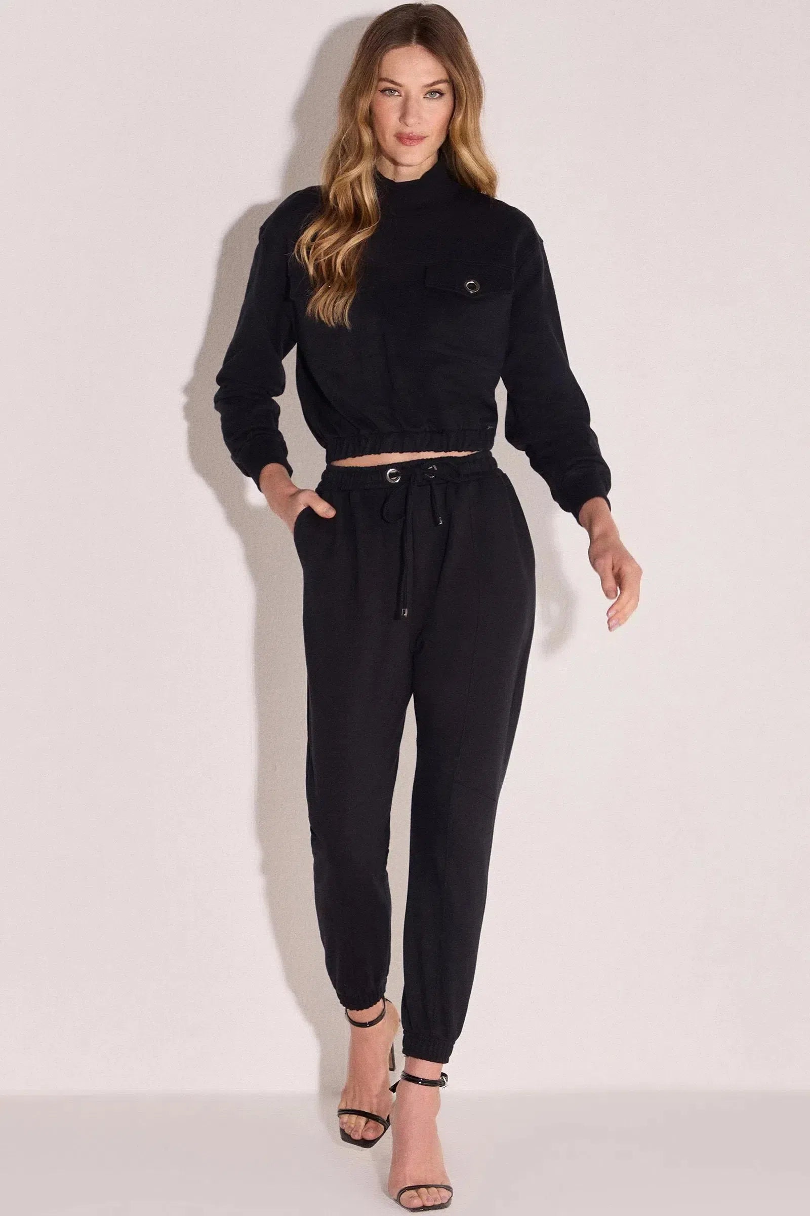 Blusão de Gola em Moletom Peluciado 80826 Linzzi