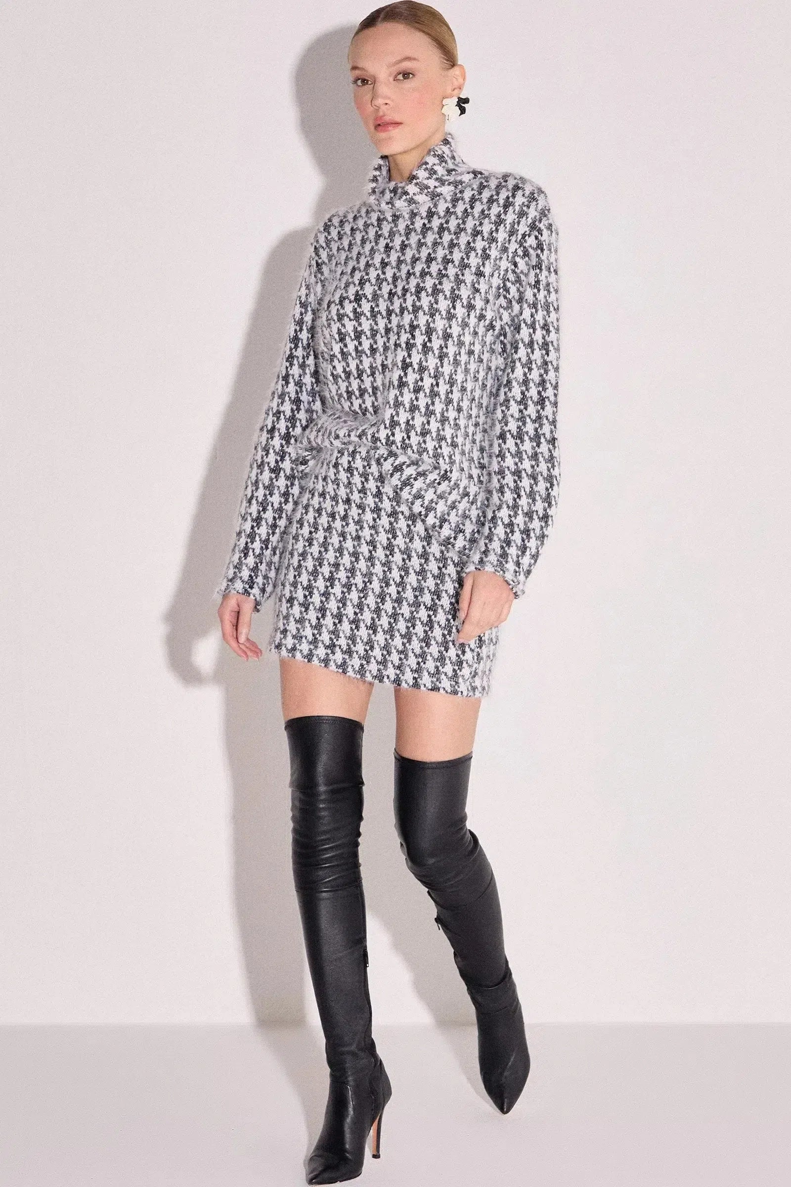 Blusão Pullover em Tricô P&B 81441 Linzzi