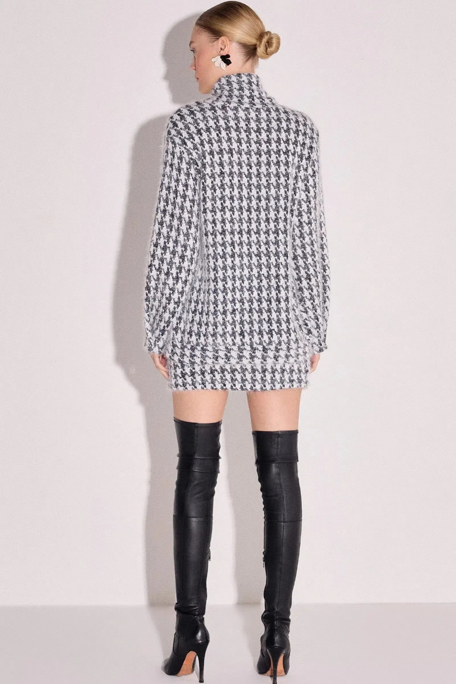 Blusão Pullover em Tricô P&B 81441 Linzzi