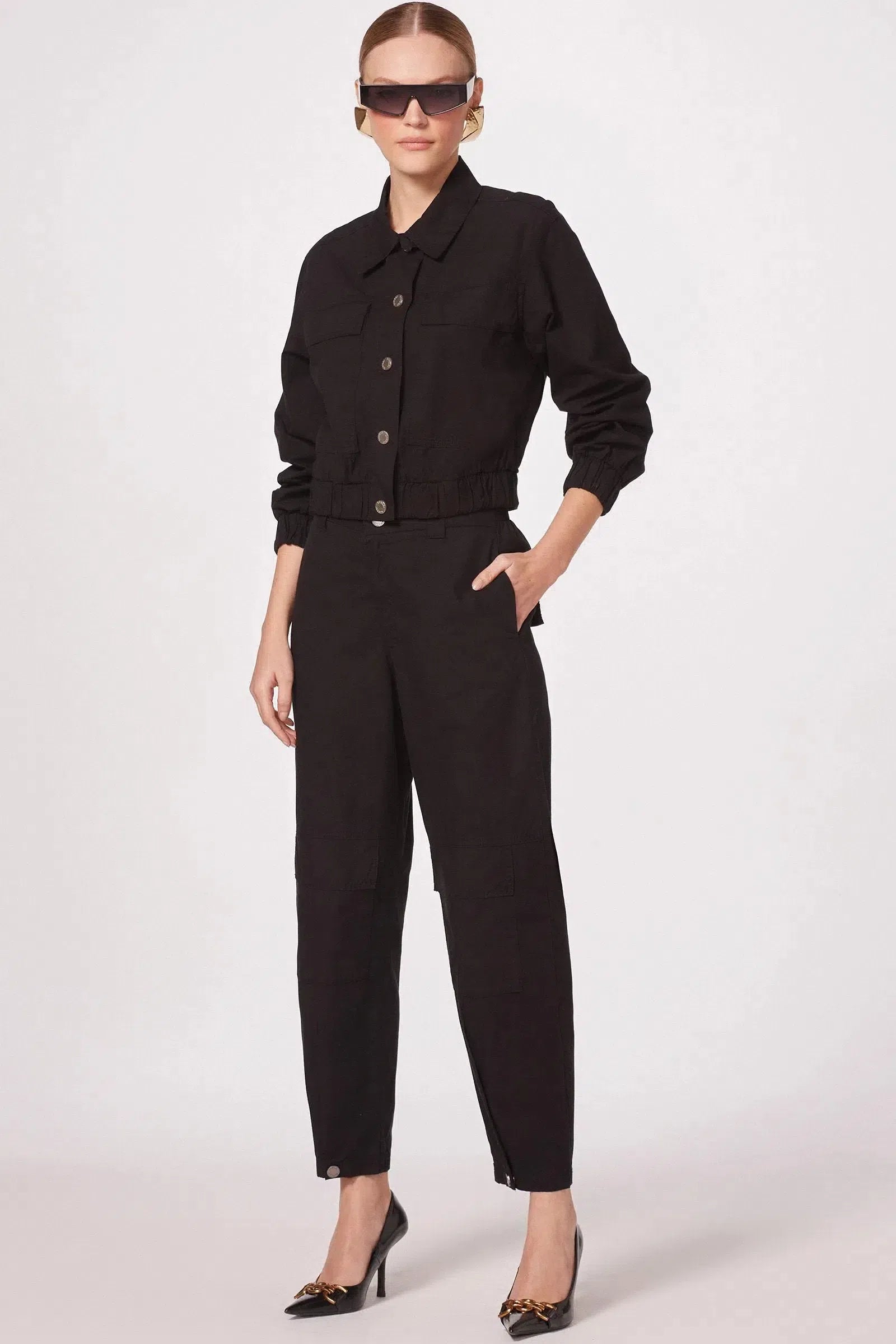 Calça Cargo em Sarja 79073 Linzzi