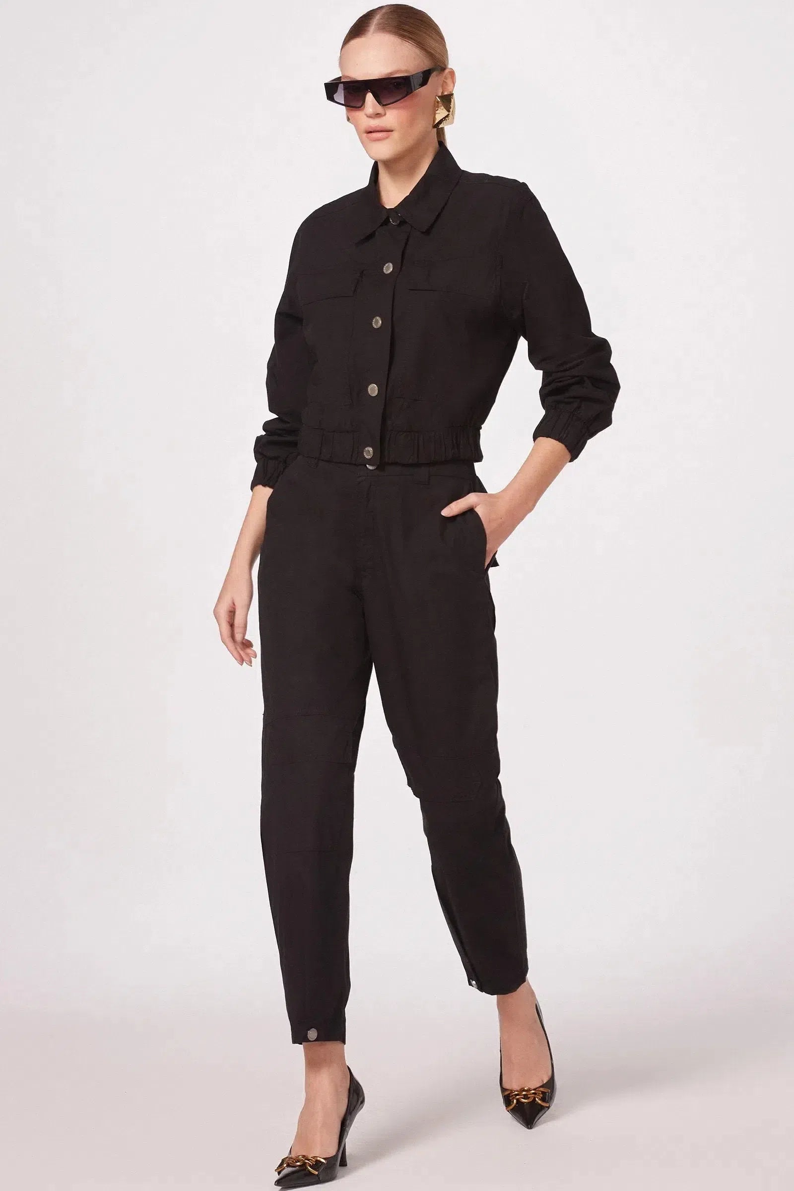 Calça Cargo em Sarja 79073 Linzzi