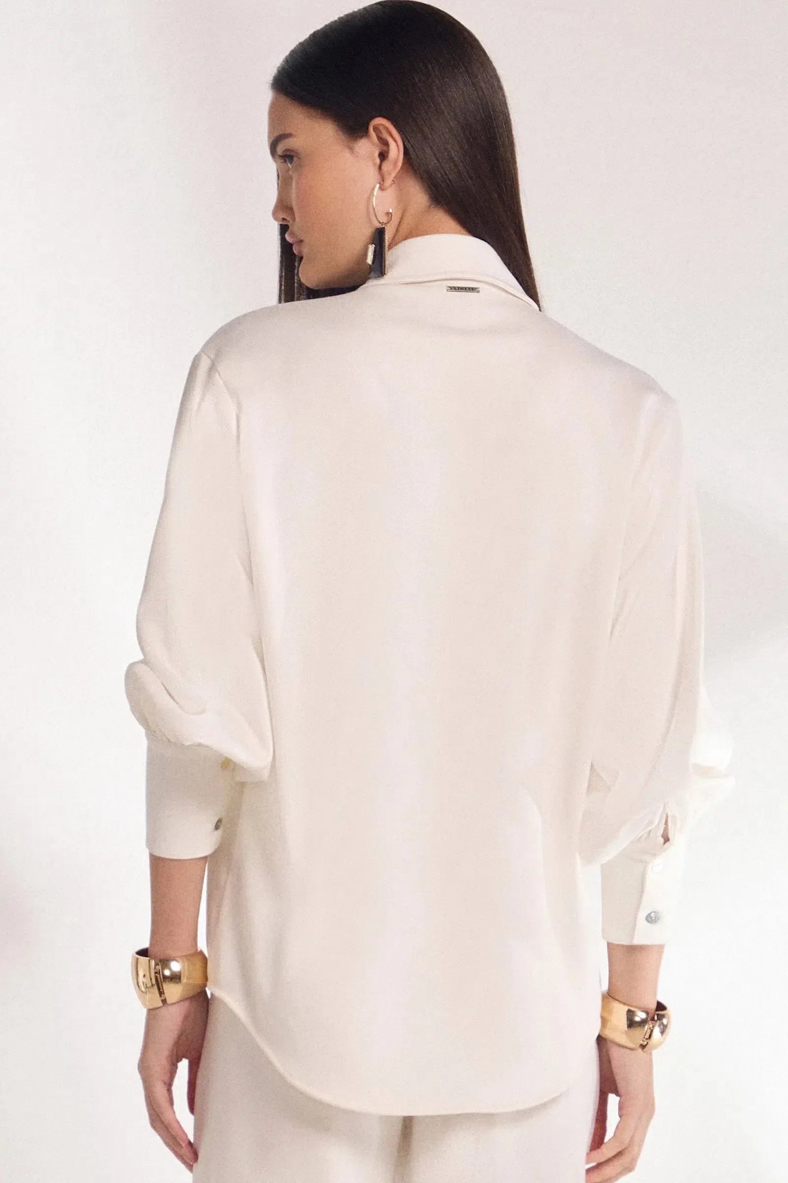 Camisa em Crepe 80809 Linzzi