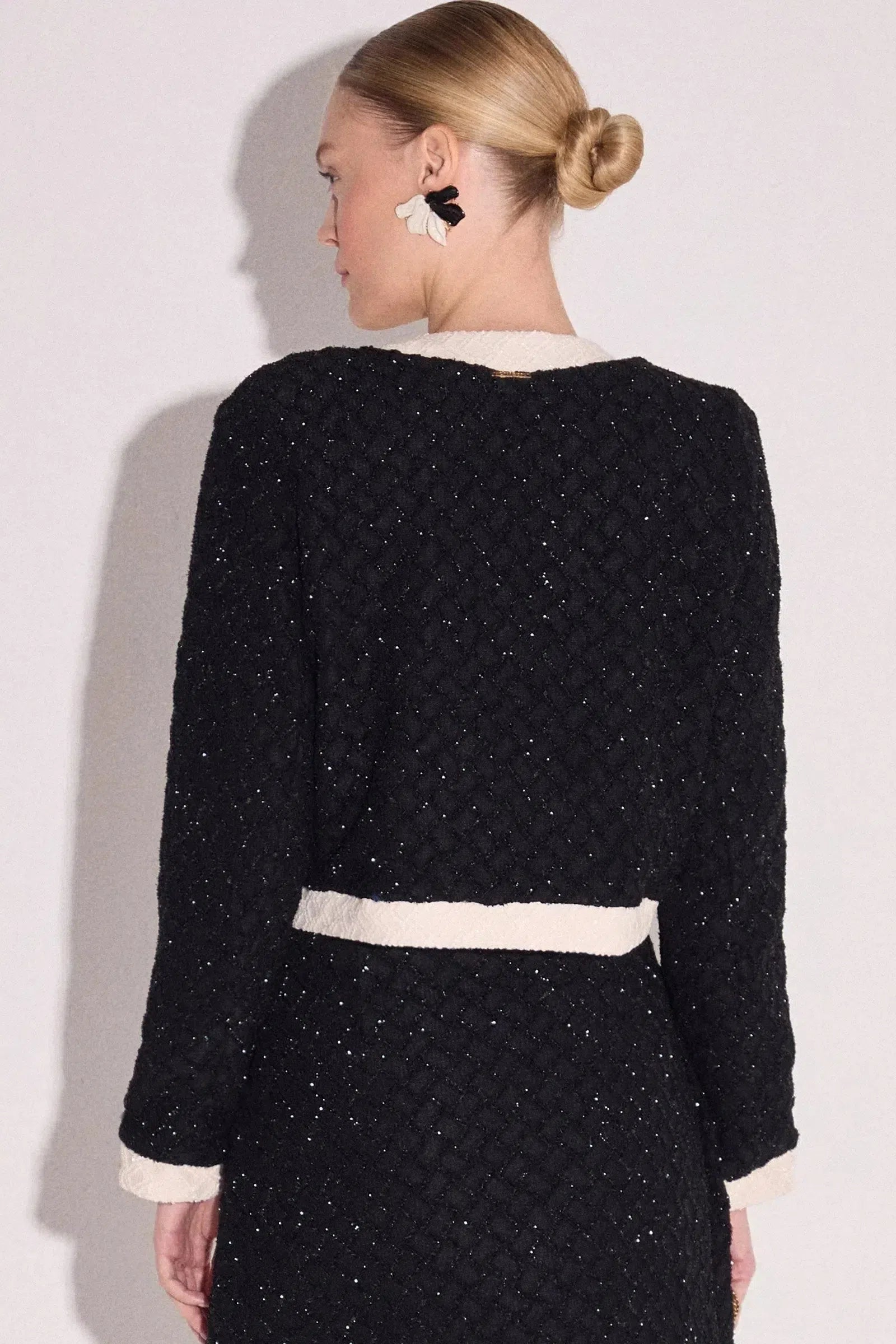 Casaqueto em Tweed Brilho 81159 Linzzi