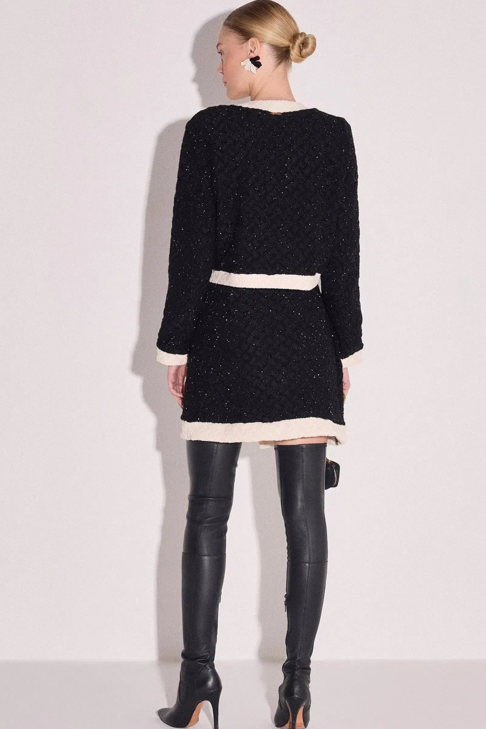 Casaqueto em Tweed Brilho 81159 Linzzi