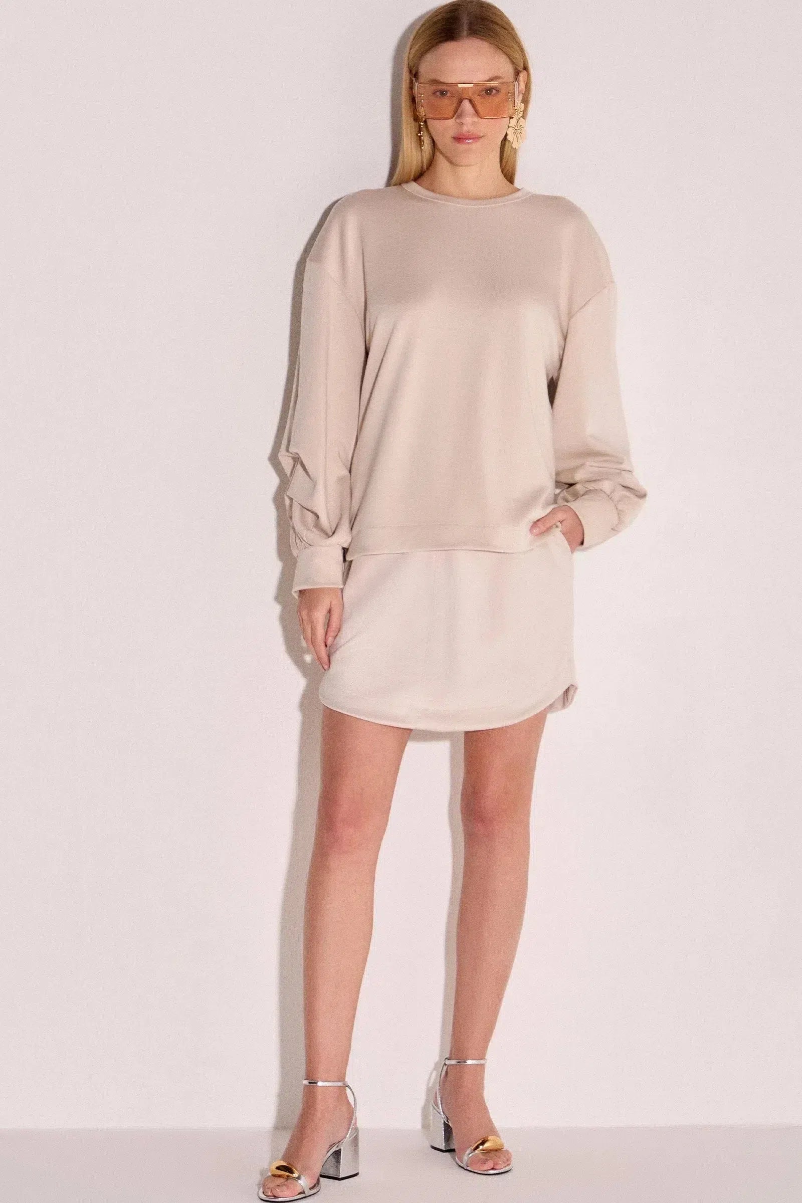 Minissaia em Malha Comfort Soft 81455 Linzzi