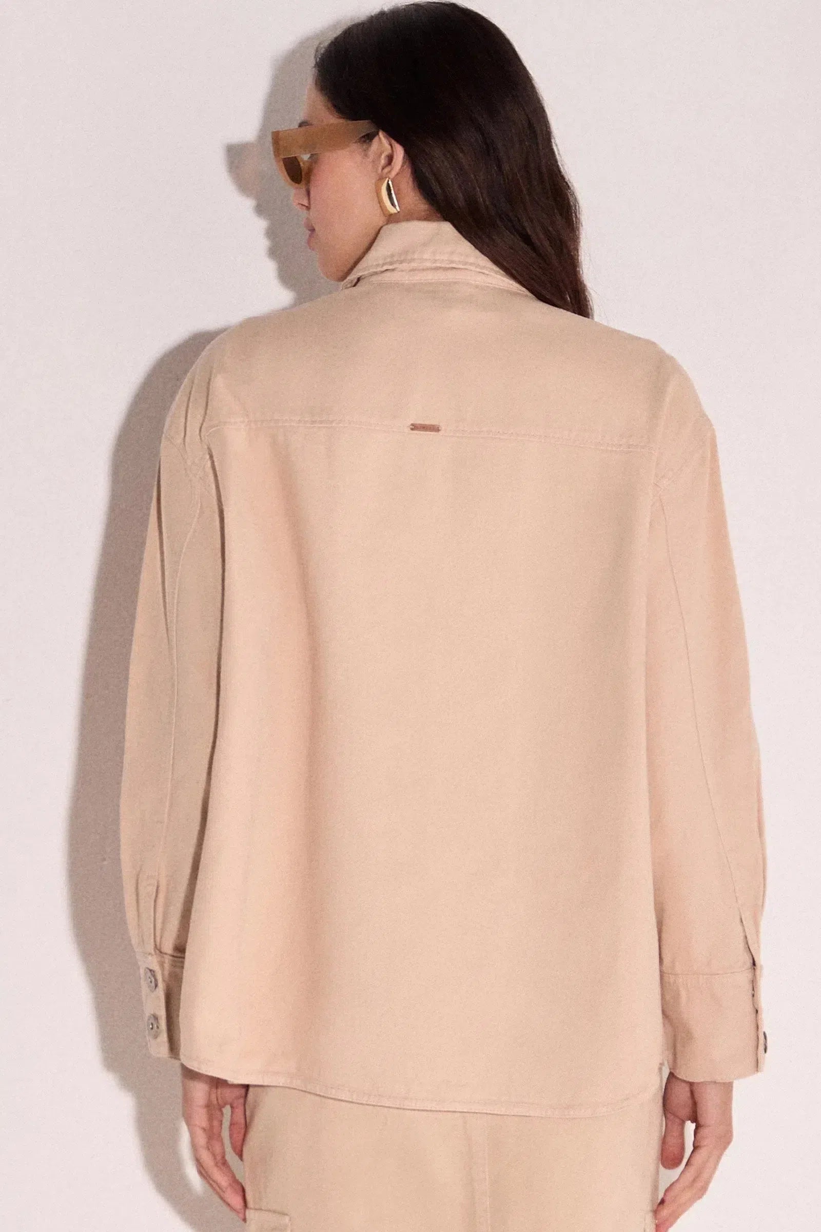 Sobrecamisa Maxi em Sarja 79065 Linzzi