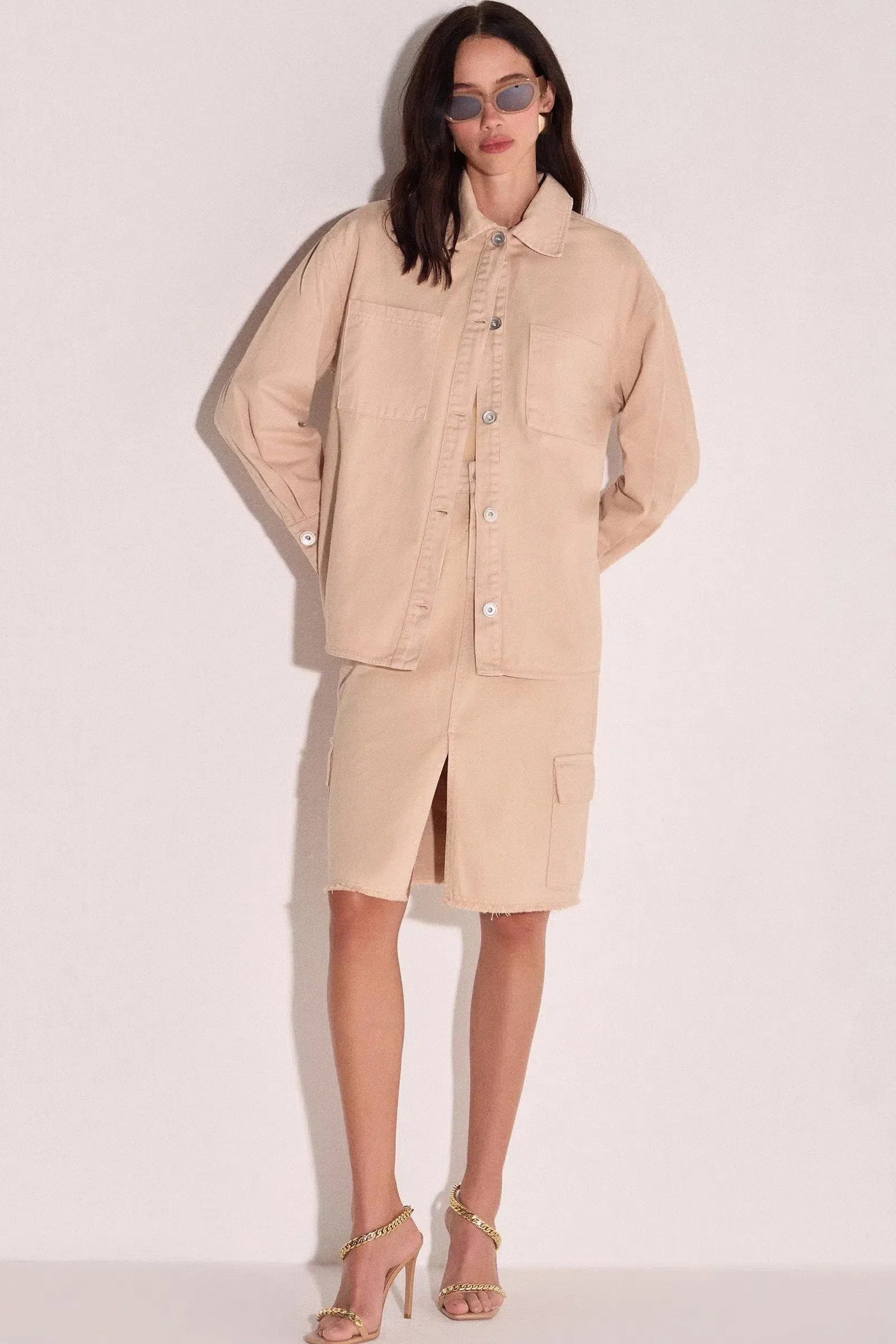 Sobrecamisa Maxi em Sarja 79065 Linzzi