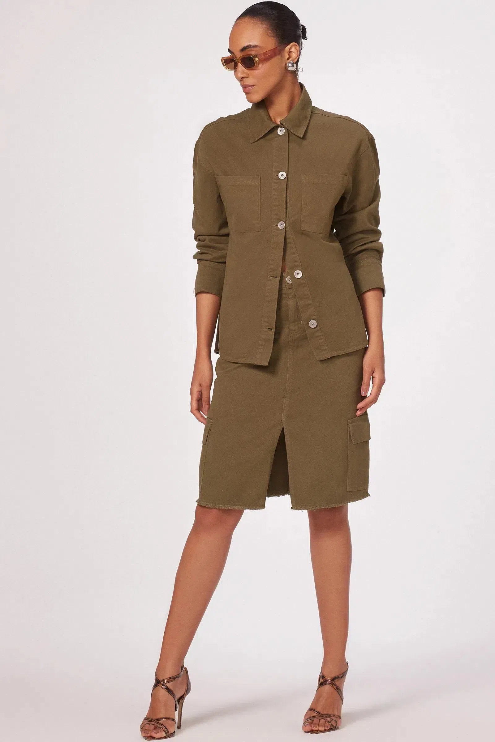 Sobrecamisa Maxi em Sarja 79065 Linzzi