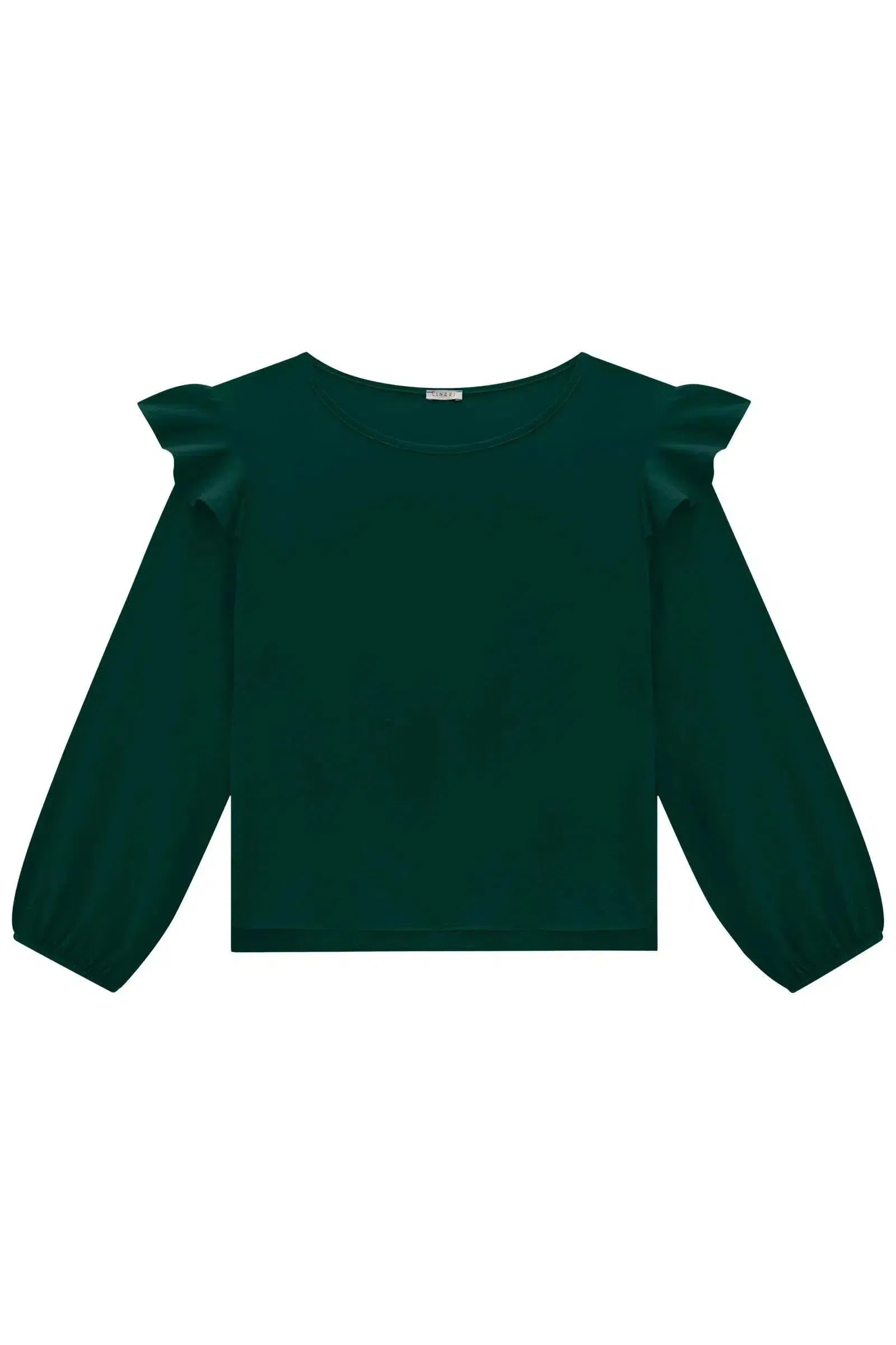 Blusa Manga Longa em Viscose 70178 Linzzi