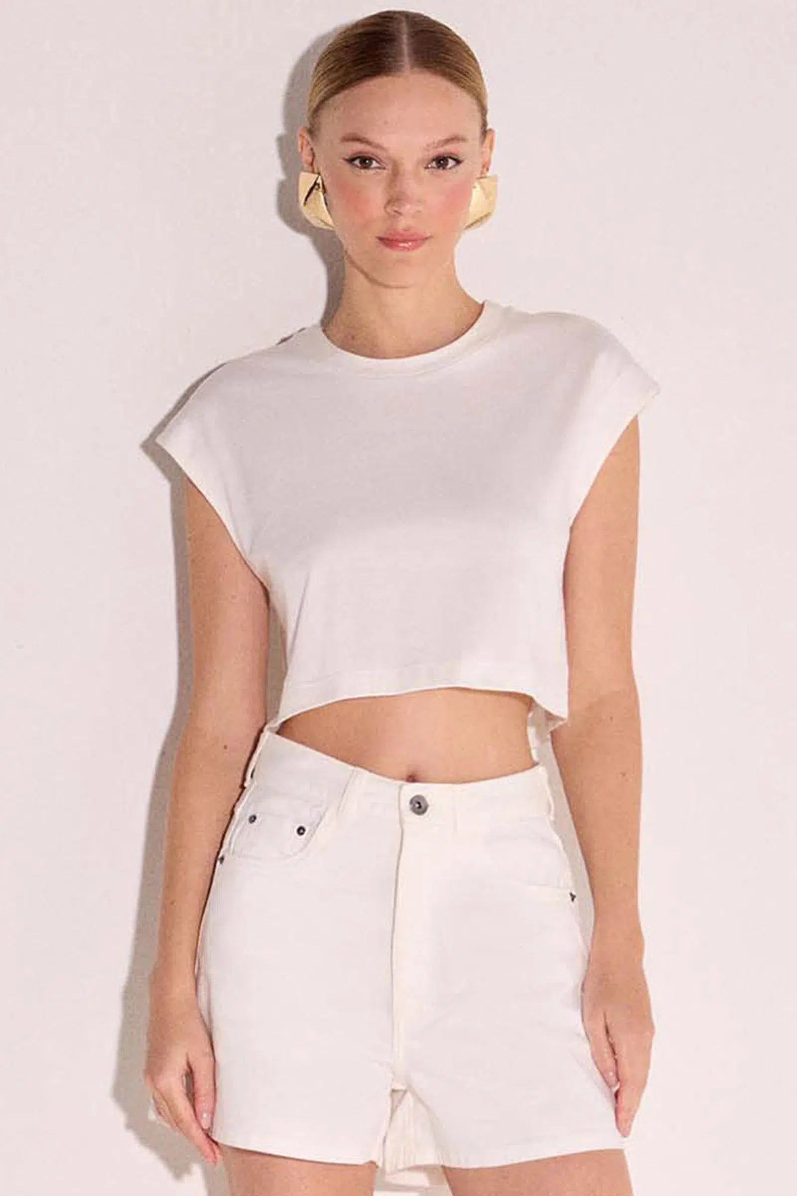 Cropped em Meia Malha 76070 Linzzi