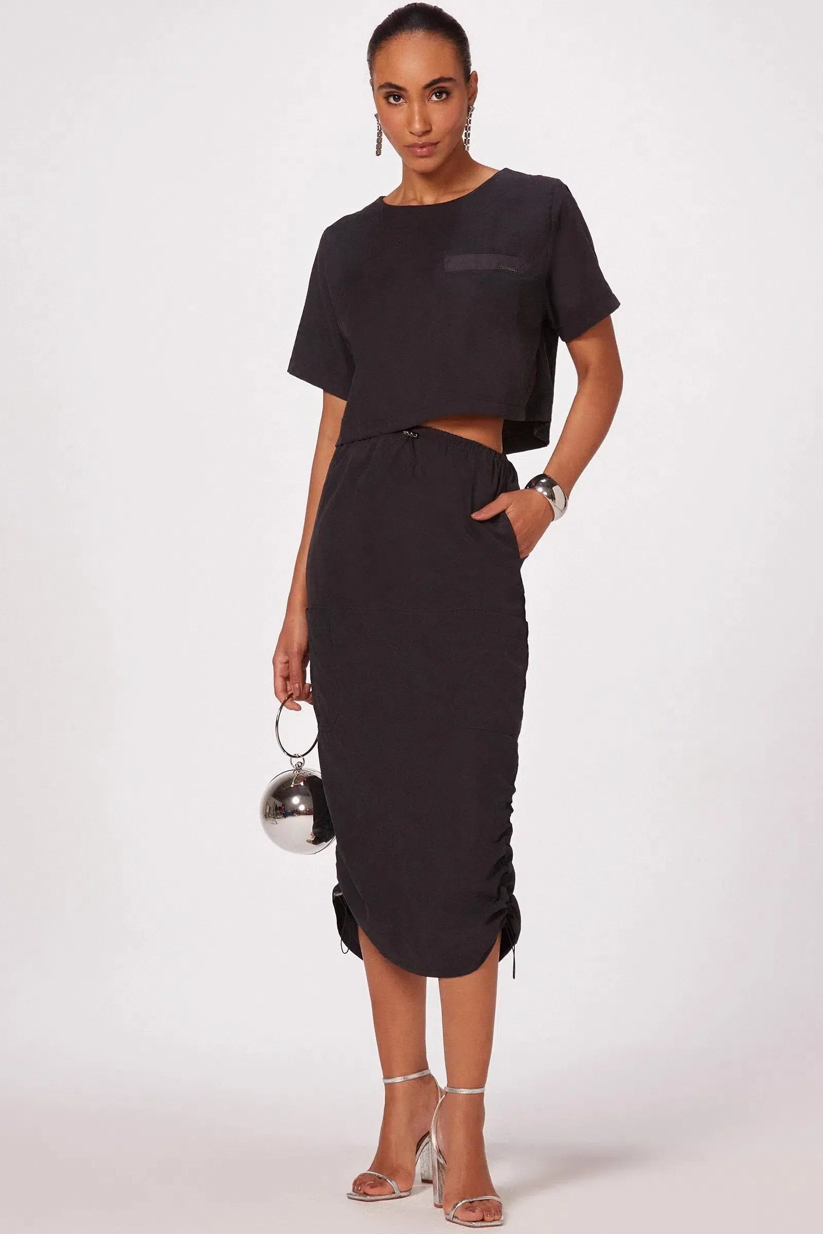 Blusa Ampla em Cupro 79415 Linzzi