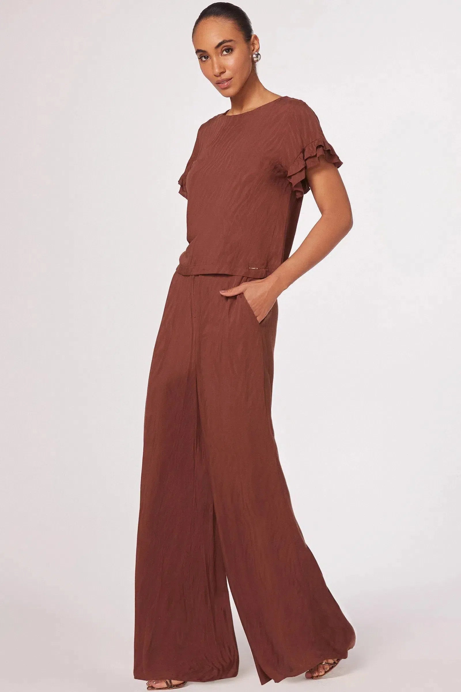 Blusa em Viscose Jacquard  79726 Linzzi