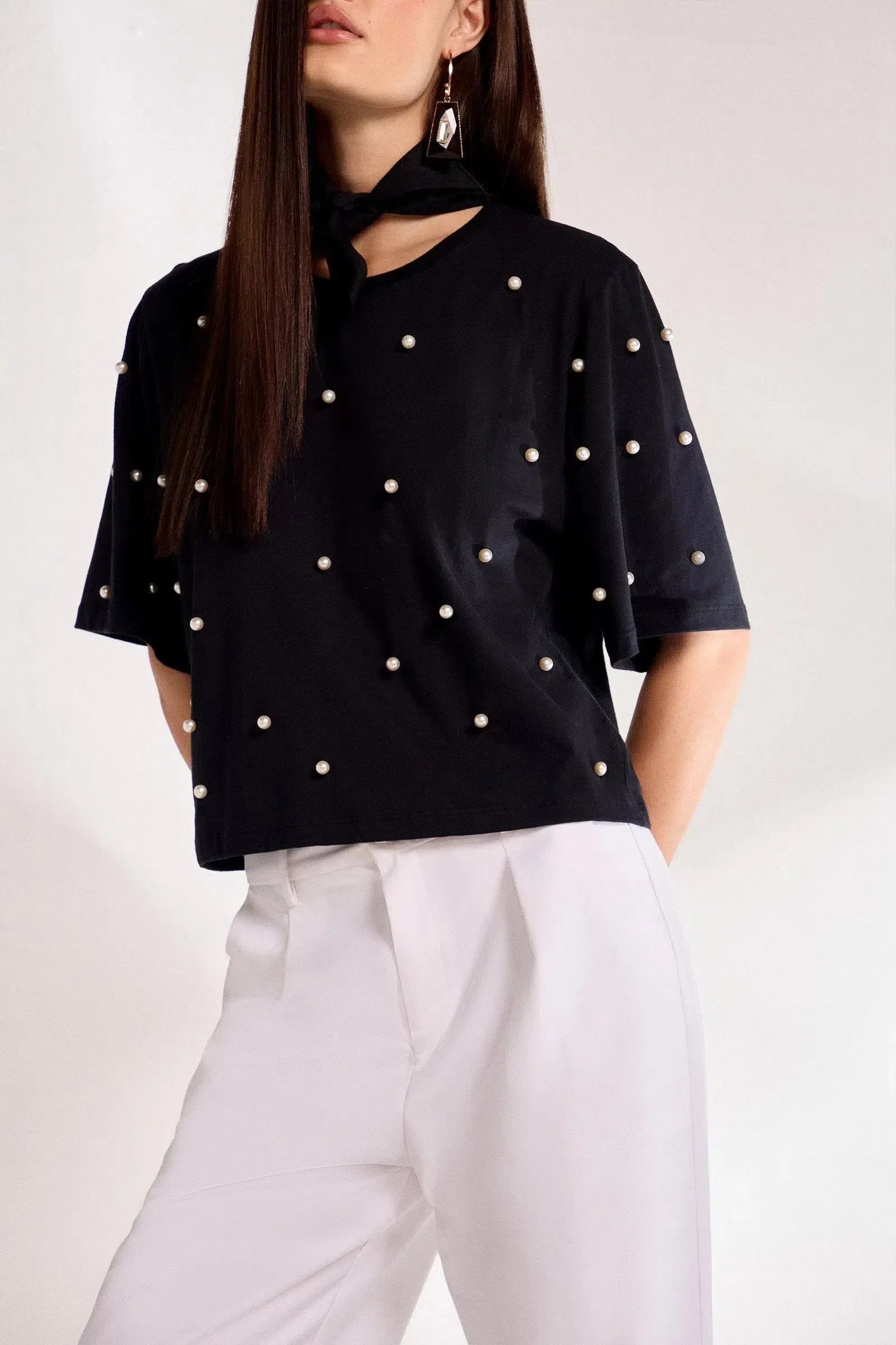 Calça Wide Leg em Alfaiataria 78862 Linzzi