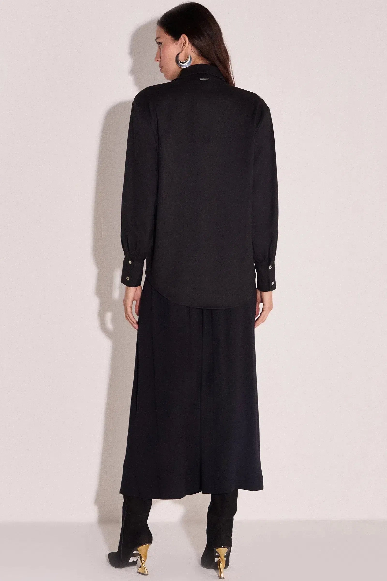 Saia Maxi Midi em Viscose 80821 Linzzi